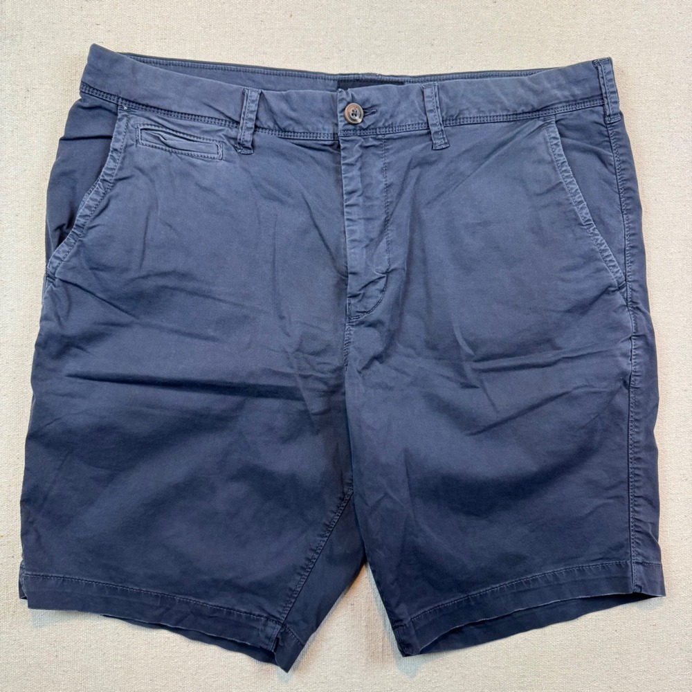 American Eagle 36 Chino Shorts Mens Navy Blue Ne(x)t Level Flex Slim Fit